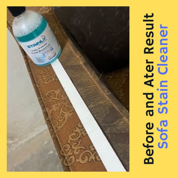 Stainly Sofa Cleaner Spray Velvet, Leather, Jute, Jacquard, Best Stain Remover for Sofa 500ml–Rating: 4.8/5.0 ⭐⭐⭐⭐⭐ Free Delivery 🚚
