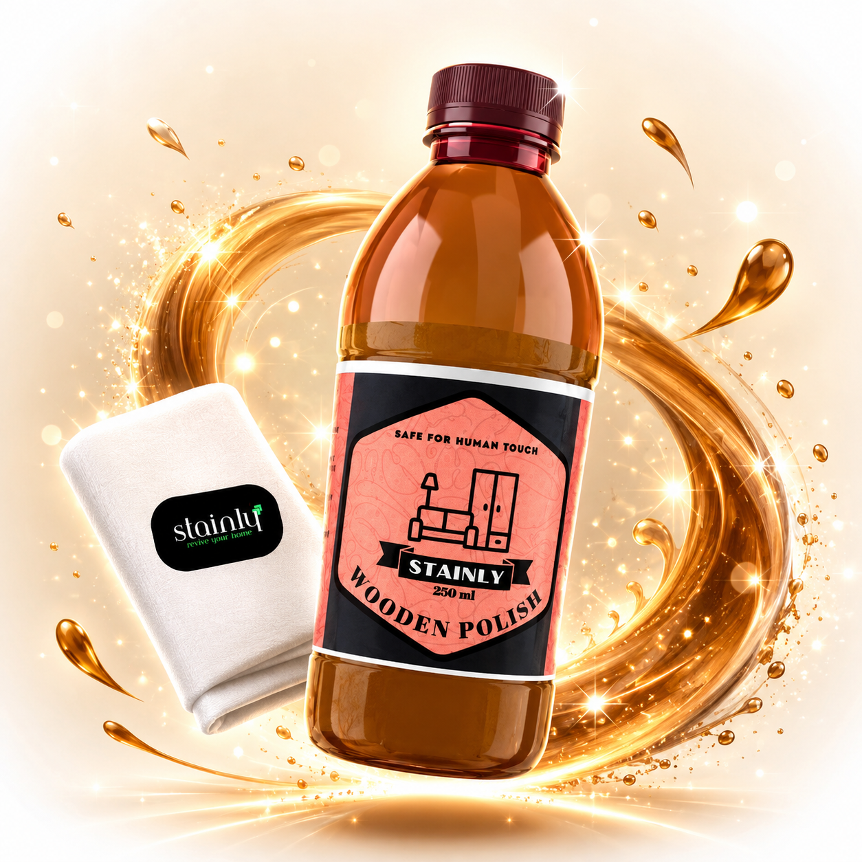Pack of 2 - Wooden Polish & Sofa Cleaner 500ml
