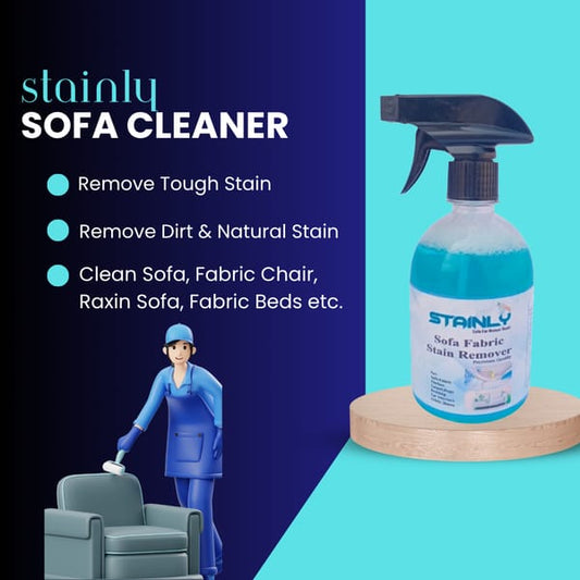 Stainly Sofa Cleaner Spray Velvet, Leather, Jute, Jacquard, Best Stain Remover for Sofa 500ml–Rating: 4.8/5.0 ⭐⭐⭐⭐⭐ Free Delivery 🚚