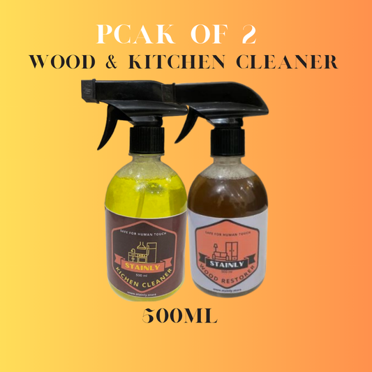 Pack of Two (Kitchen & Wood) - Rating 4.8/5.0 ⭐⭐⭐⭐⭐ Free Delivery 🚚