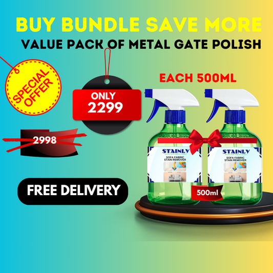 Metal Iron Gate Polish - Pack of 2